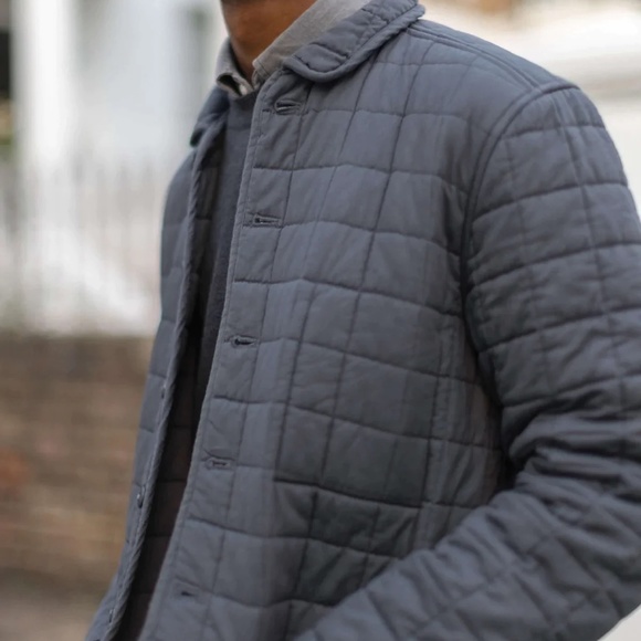 Alex Crane - Quilted Kite Jacket - Ink - Picture 3 of 3